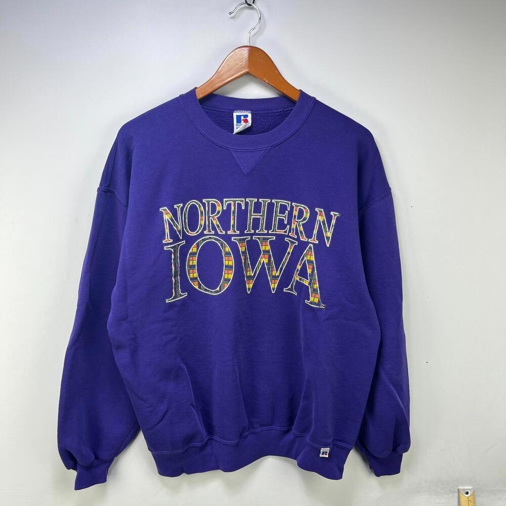 Vintage 90s Russell Athletic Northern Iowa Sweatshirt XL